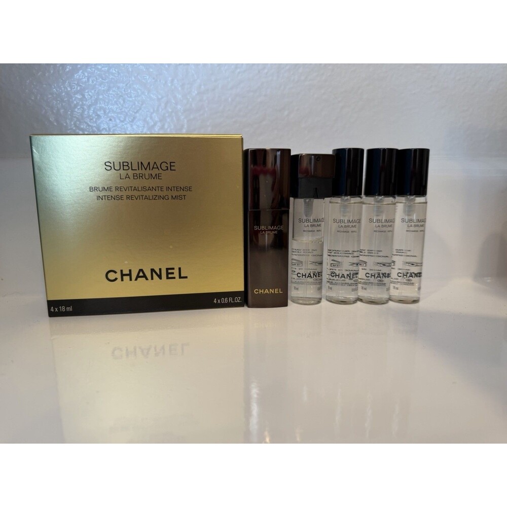 CHANEL Sublimage La Brume Intense Revitalizing Mist 4 x 18ml Set See Described